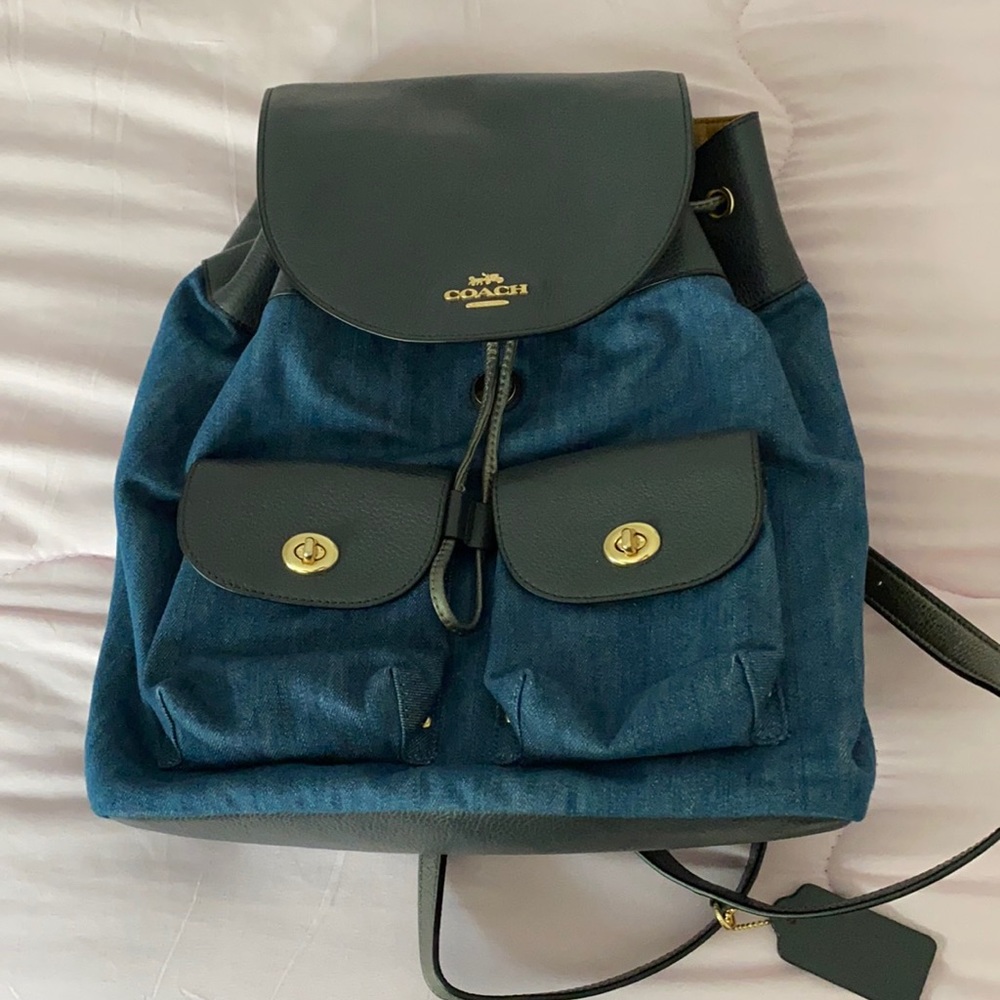 Coach Denium Backpack purse